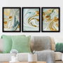Wallity Cuadro Decorativo Enmarcado Desconocido (3 Piezas)